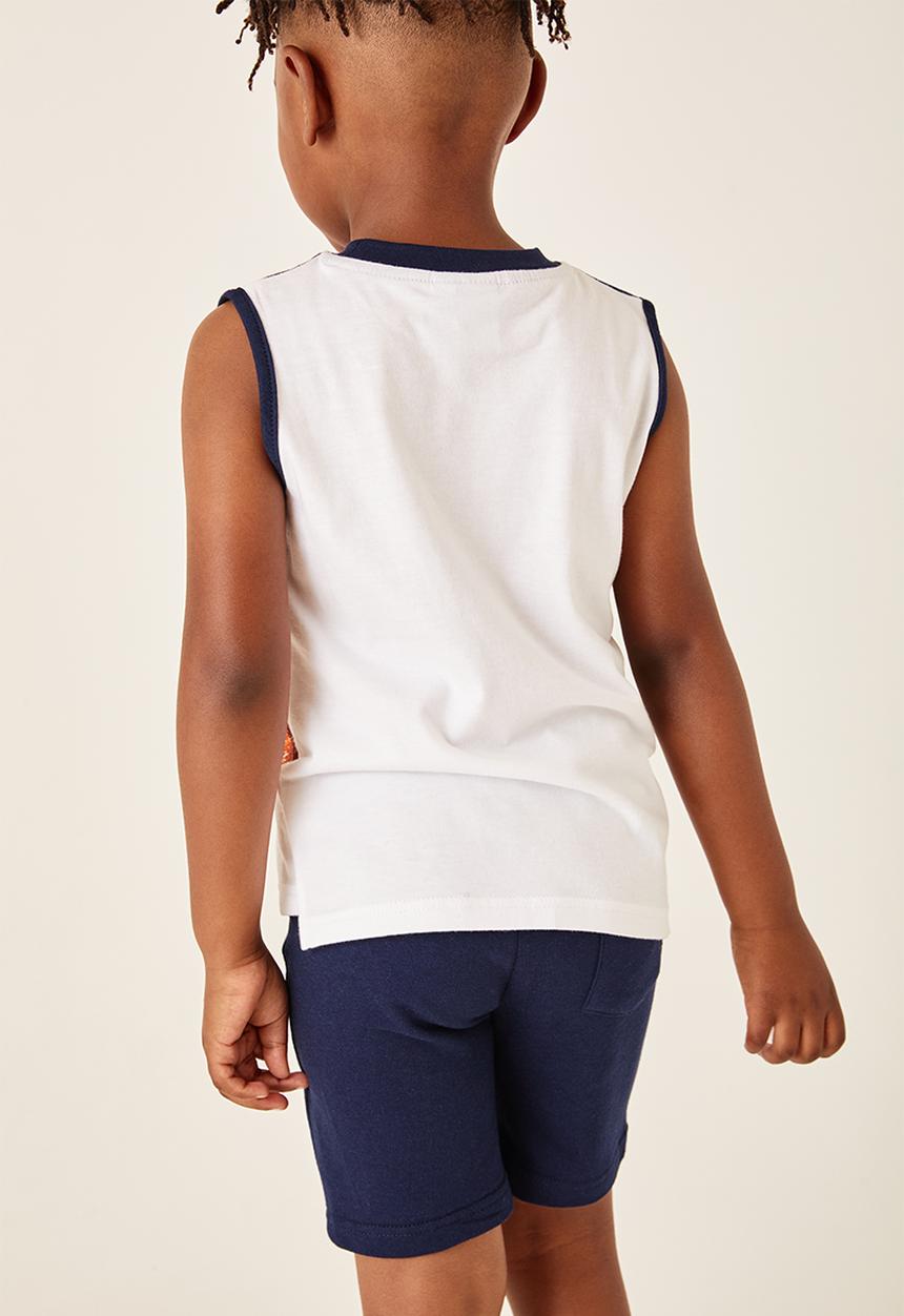 Flyersunion - Vacay muscle tee - white