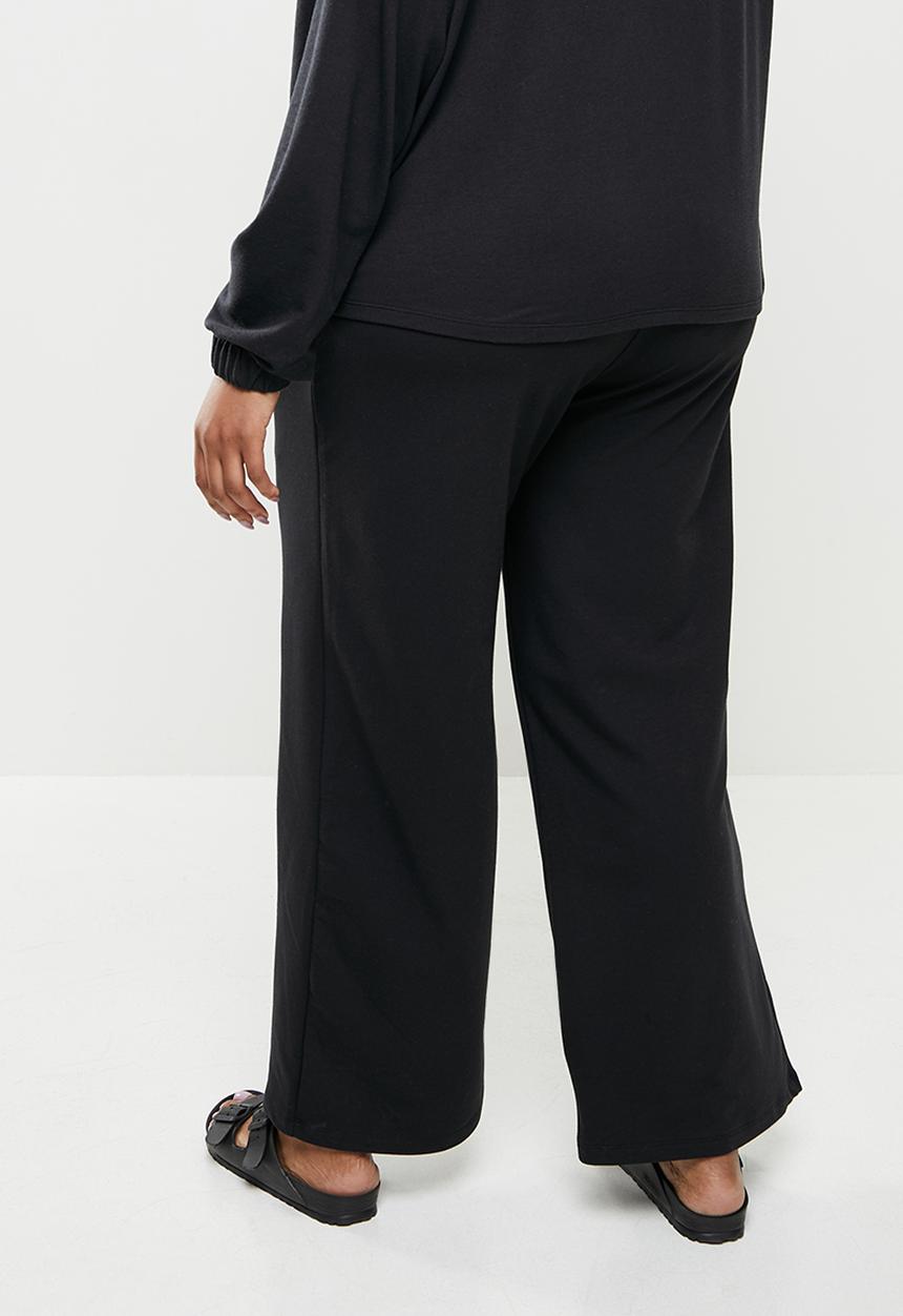 Blake - Wide leg jogger - black