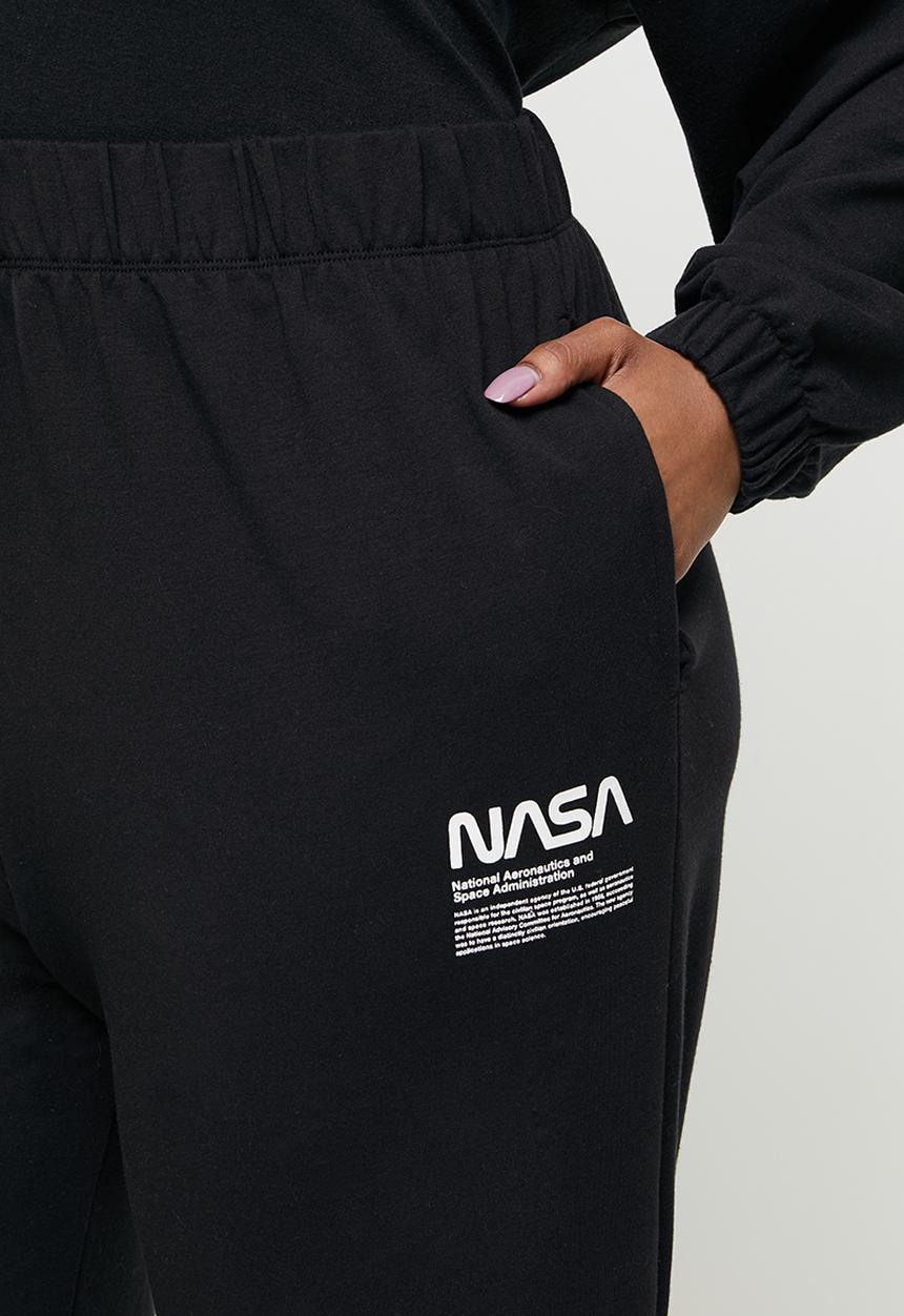 Blake - Wide leg jogger - black
