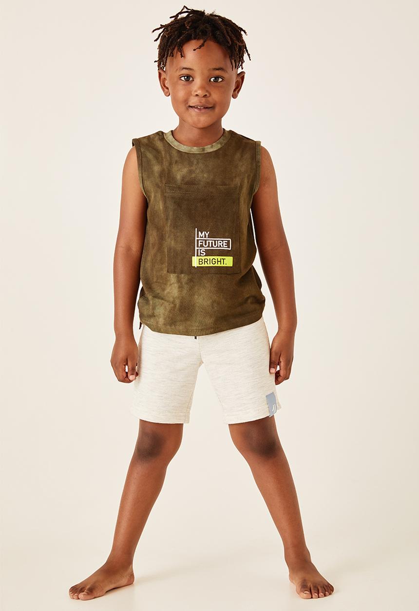Flyersunion - Bright future muscle tee - khaki