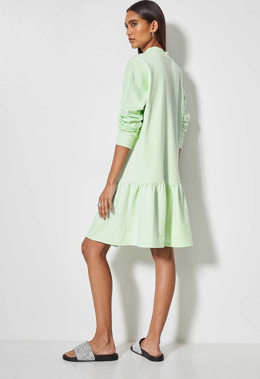 Superbalist - Long sleeve tiered sweat dress - caledon
