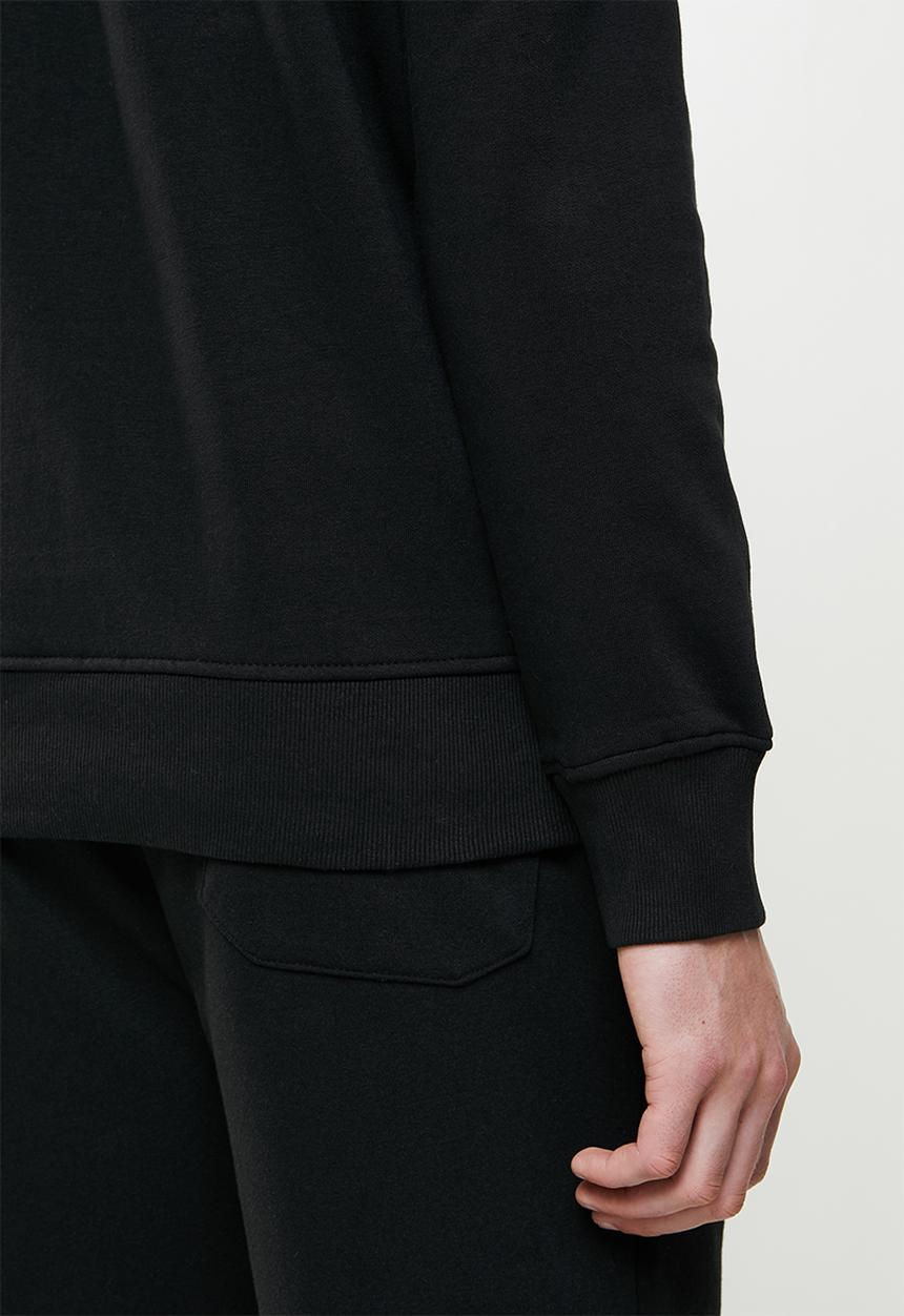 Brave Soul - Town fleece sweater - jet black