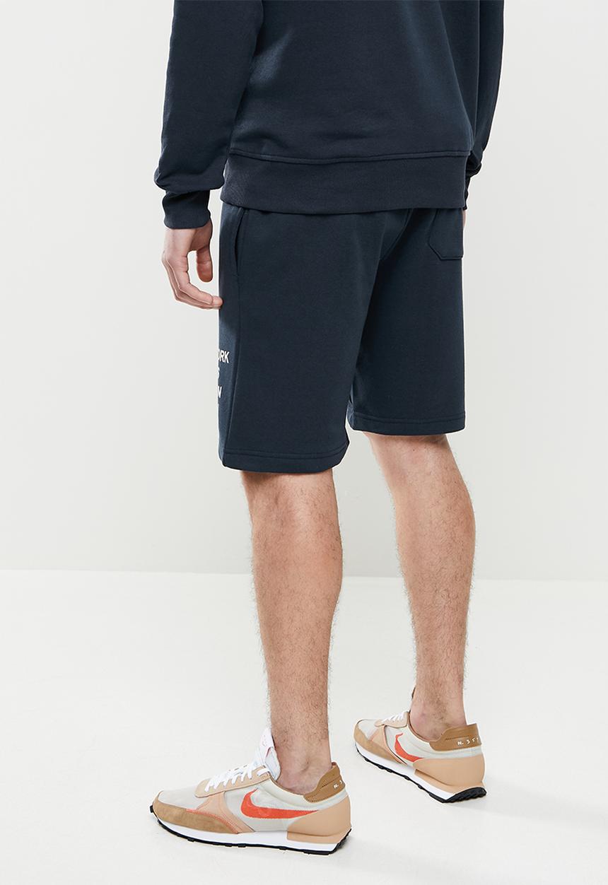Brave Soul - City fleece shorts - dark navy