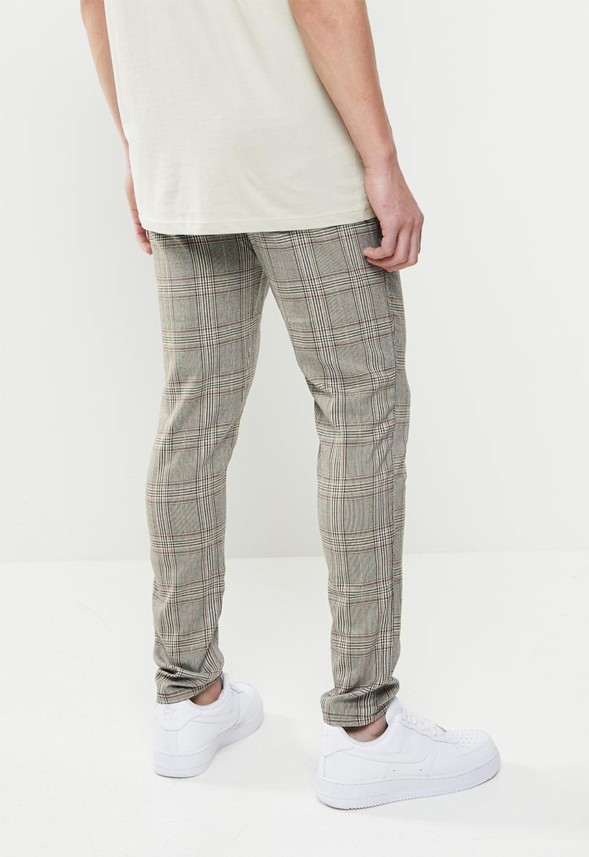 Brave Soul - Colton big check pants - multi
