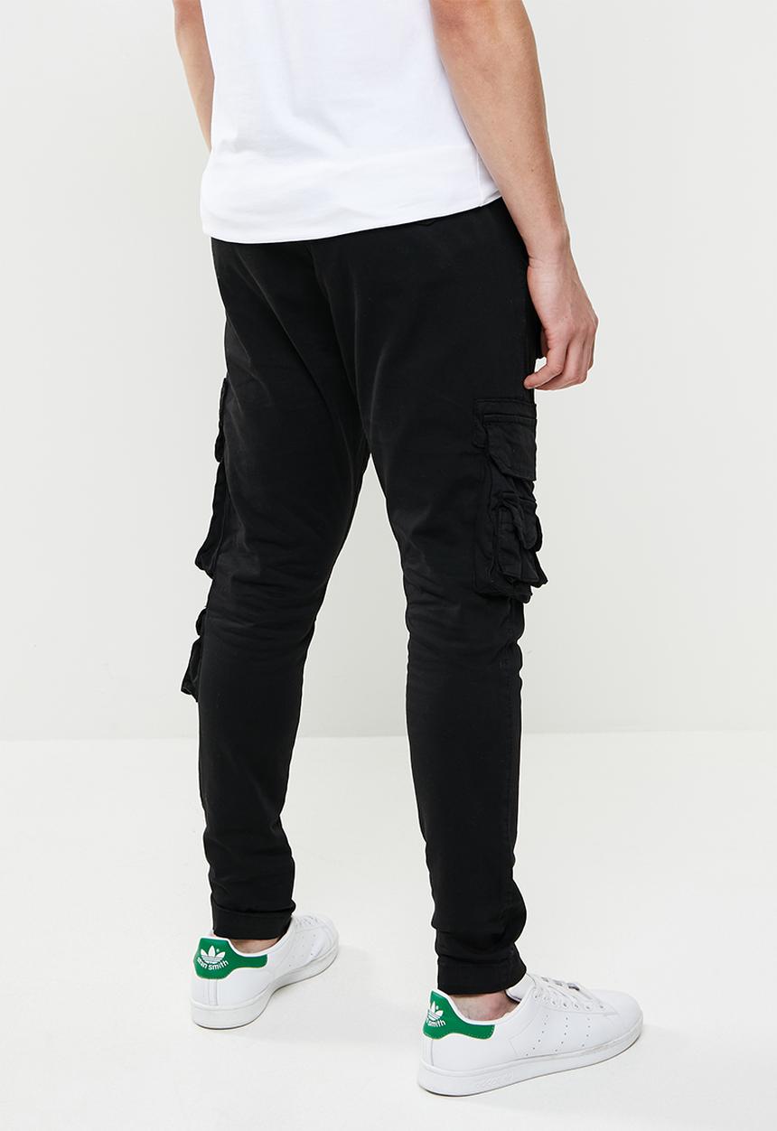 Brave Soul - Leeds utility cargo - jet black