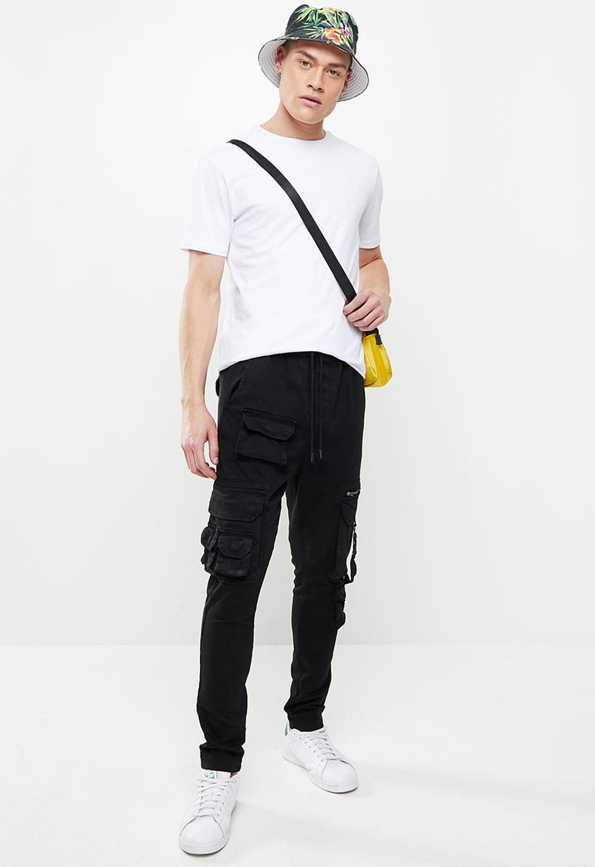 Brave Soul - Leeds utility cargo - jet black