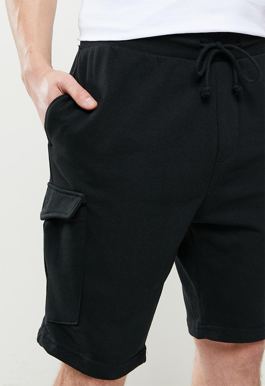 Brave Soul - Auden essential double pocket cargo - black
