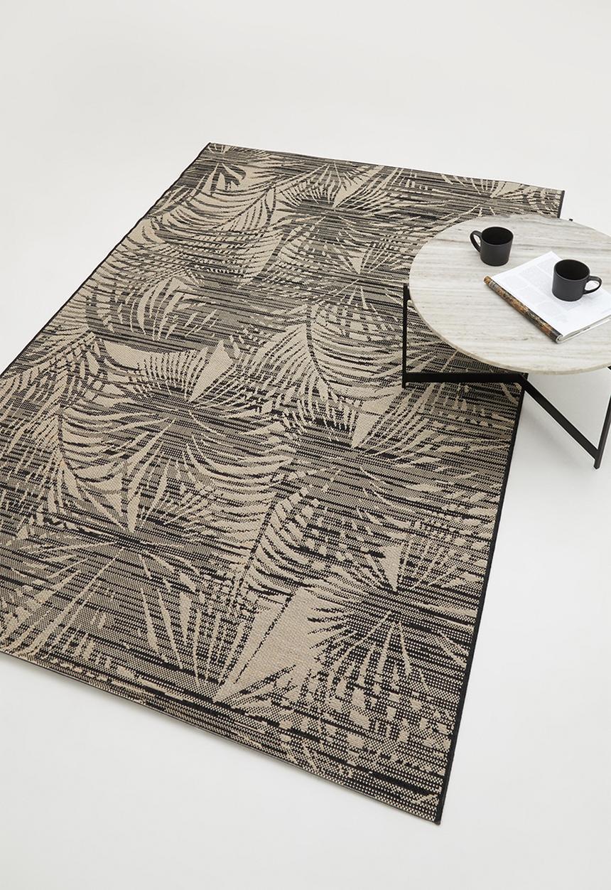 Hertex Haus - Cocos rug - black