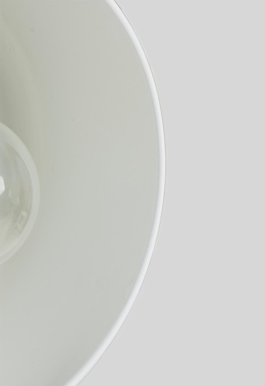 Sixth Floor - Mod bowl wall light - white