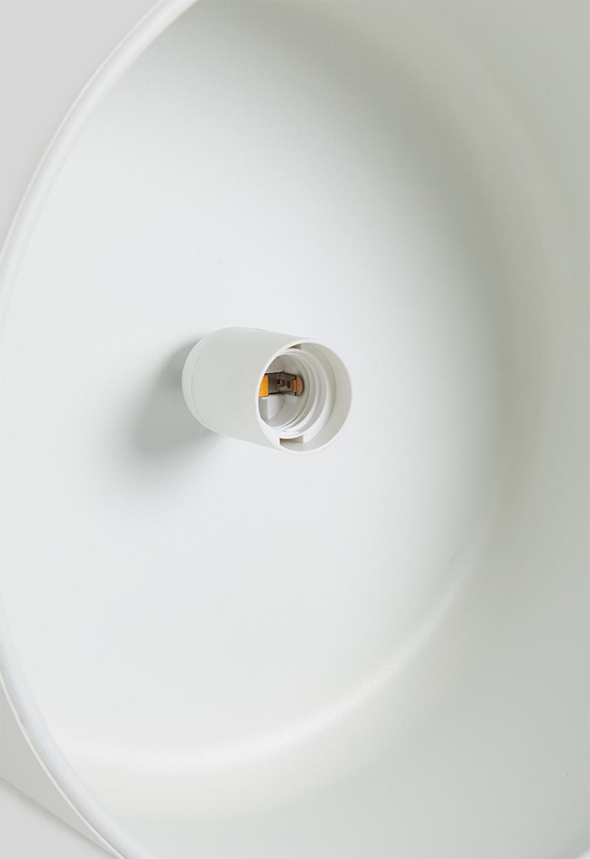 Sixth Floor - Mod bowl wall light - white
