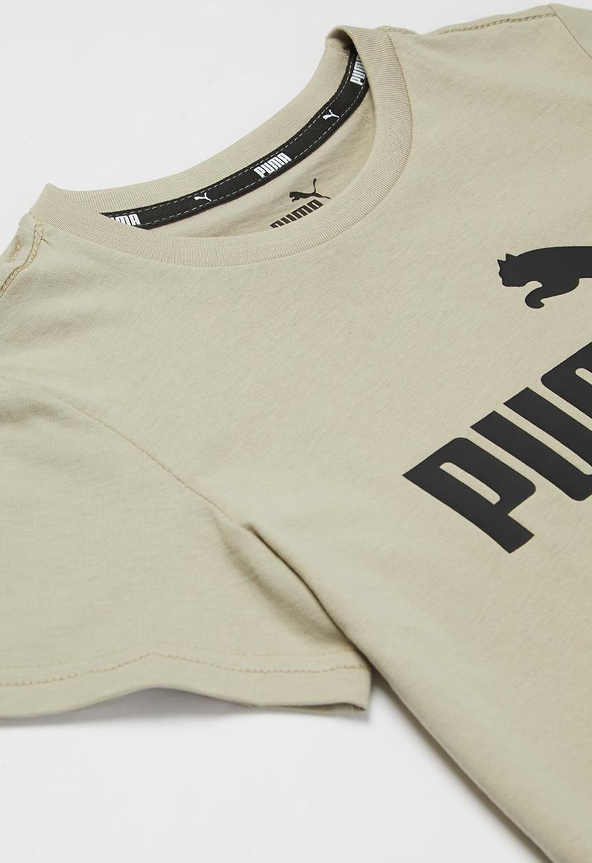 PUMA - Ess logo tee b - spray green