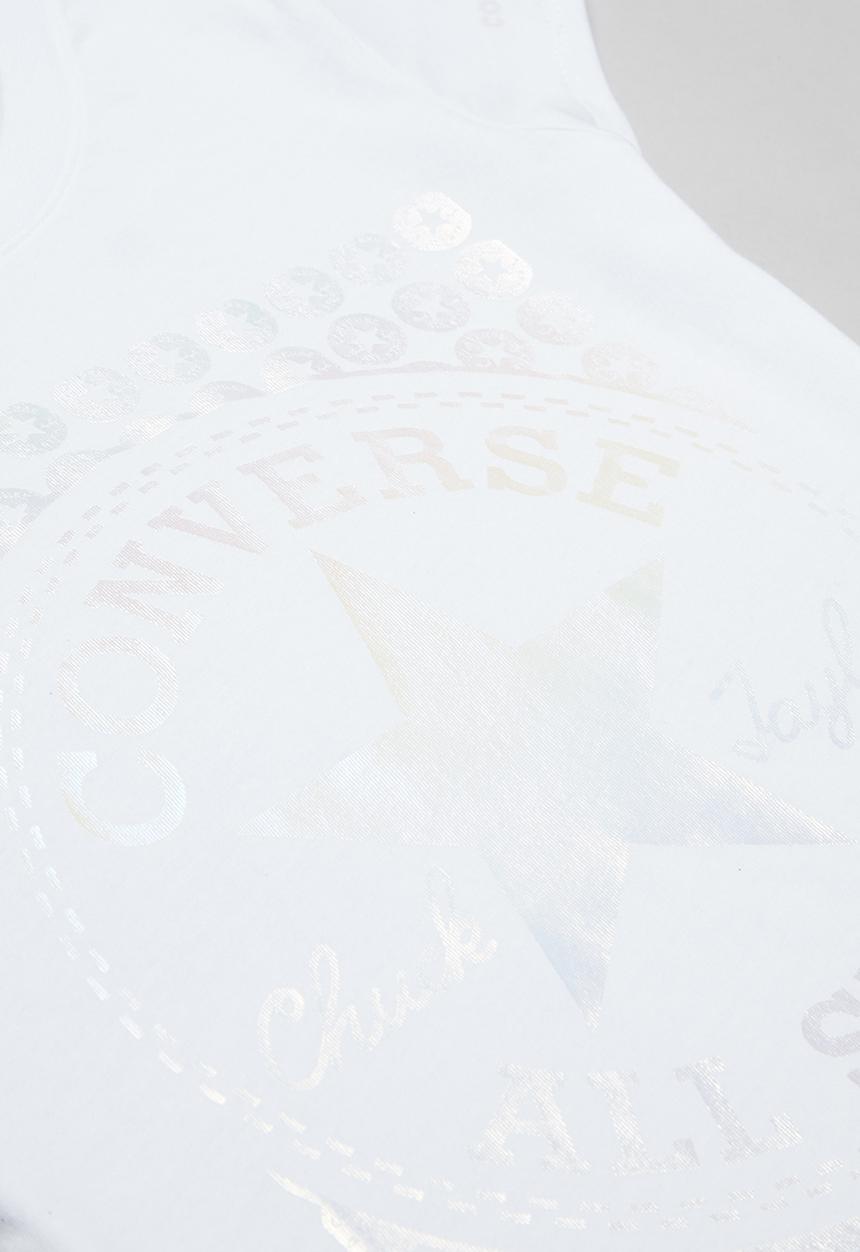 Converse - Cnvg foil chuck patch tee - white