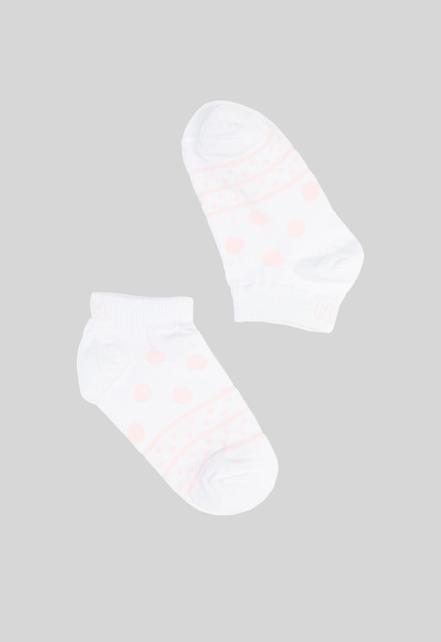 Klin - Baby girls 5 pack socks - white & pink 