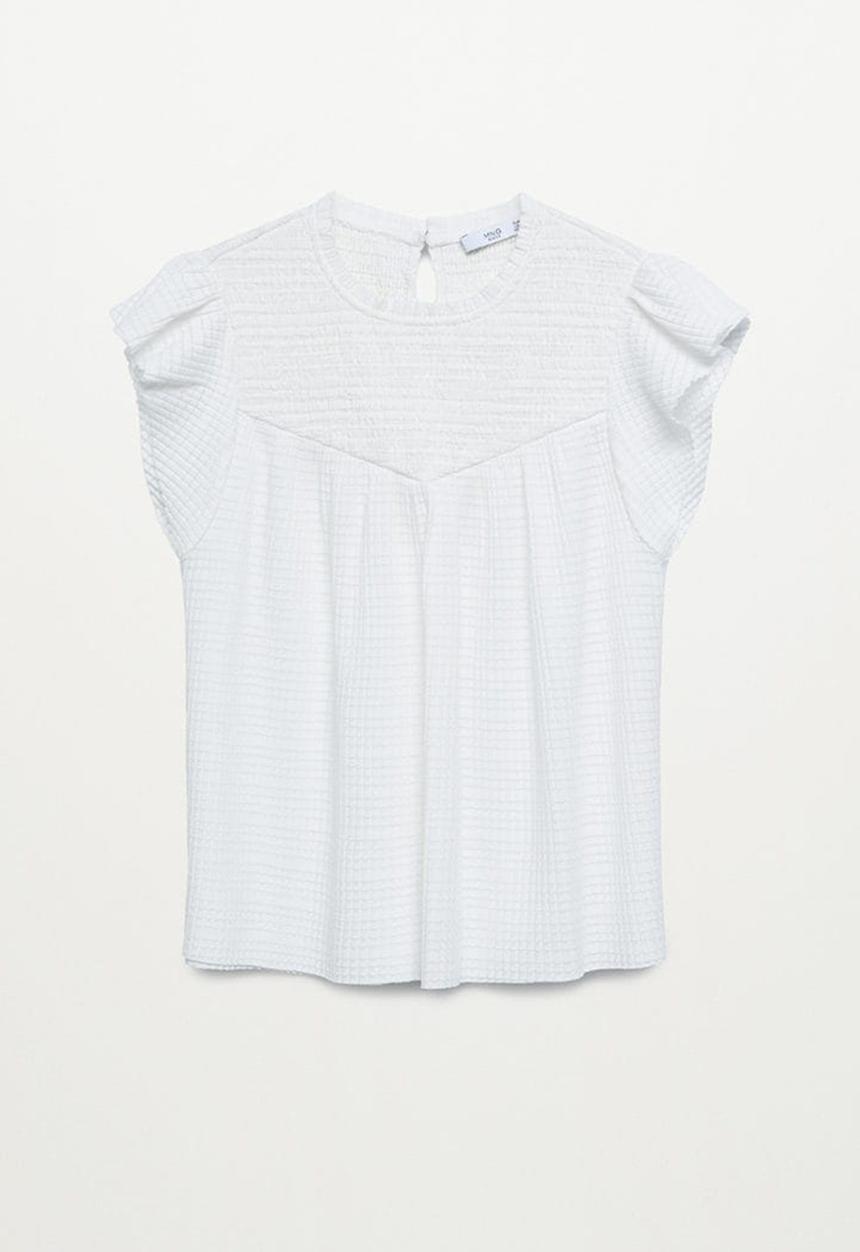 MANGO - T-shirt adelina - natural