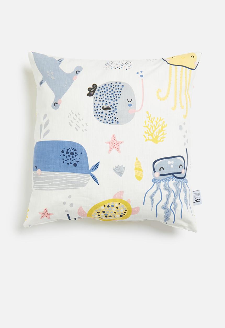 Sixth Floor - Ocean friends cushions cover - multi