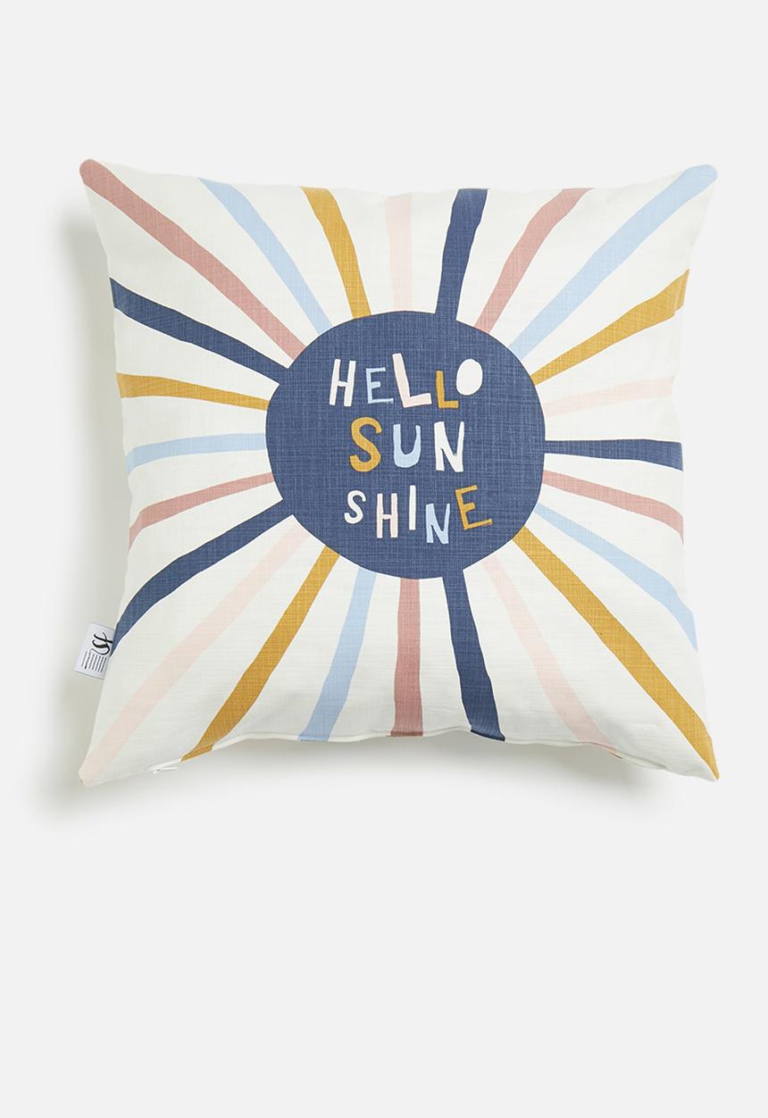 Sixth Floor - Sun ray cushions cover - multi