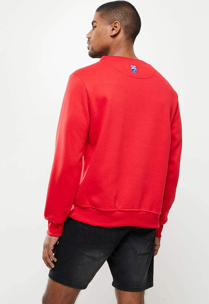 Lonsdale - Basic crew sweater - red