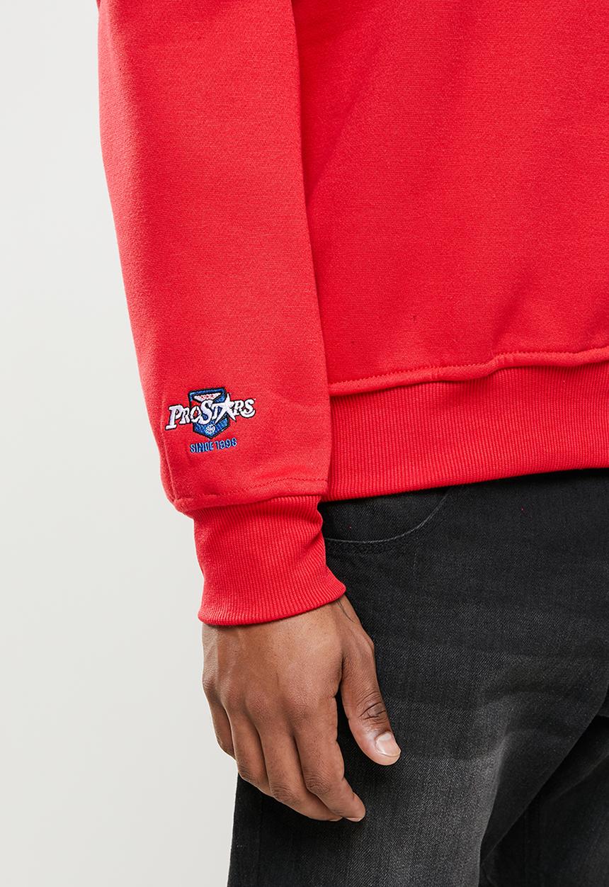 Lonsdale - Basic crew sweater - red