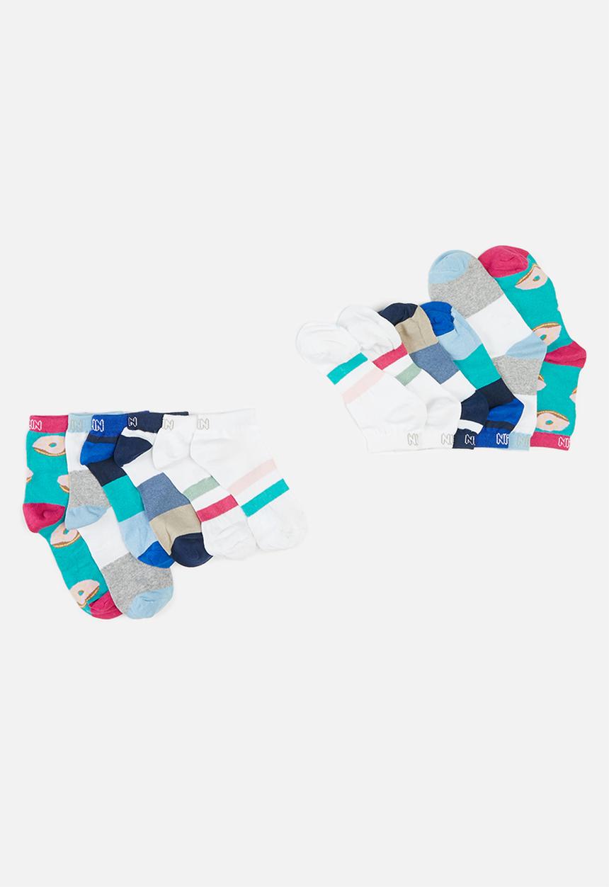 Klin - Girls hearts & donuts socks - multi