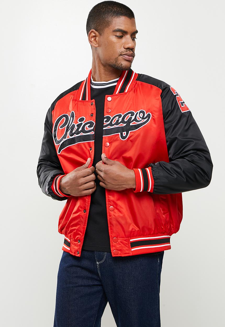 Lonsdale - Chicago puffer jacket - red & black