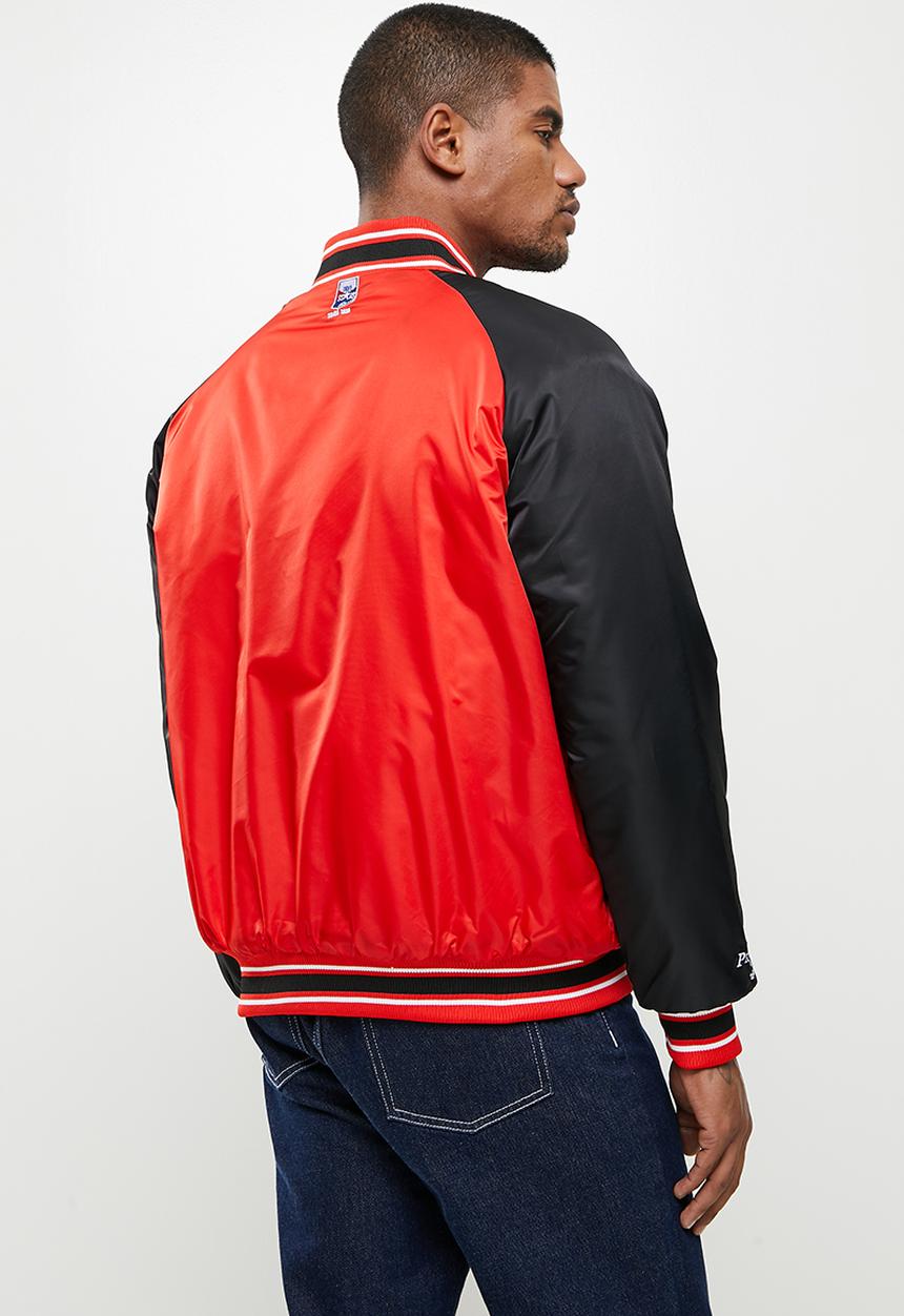 Lonsdale - Chicago puffer jacket - red & black
