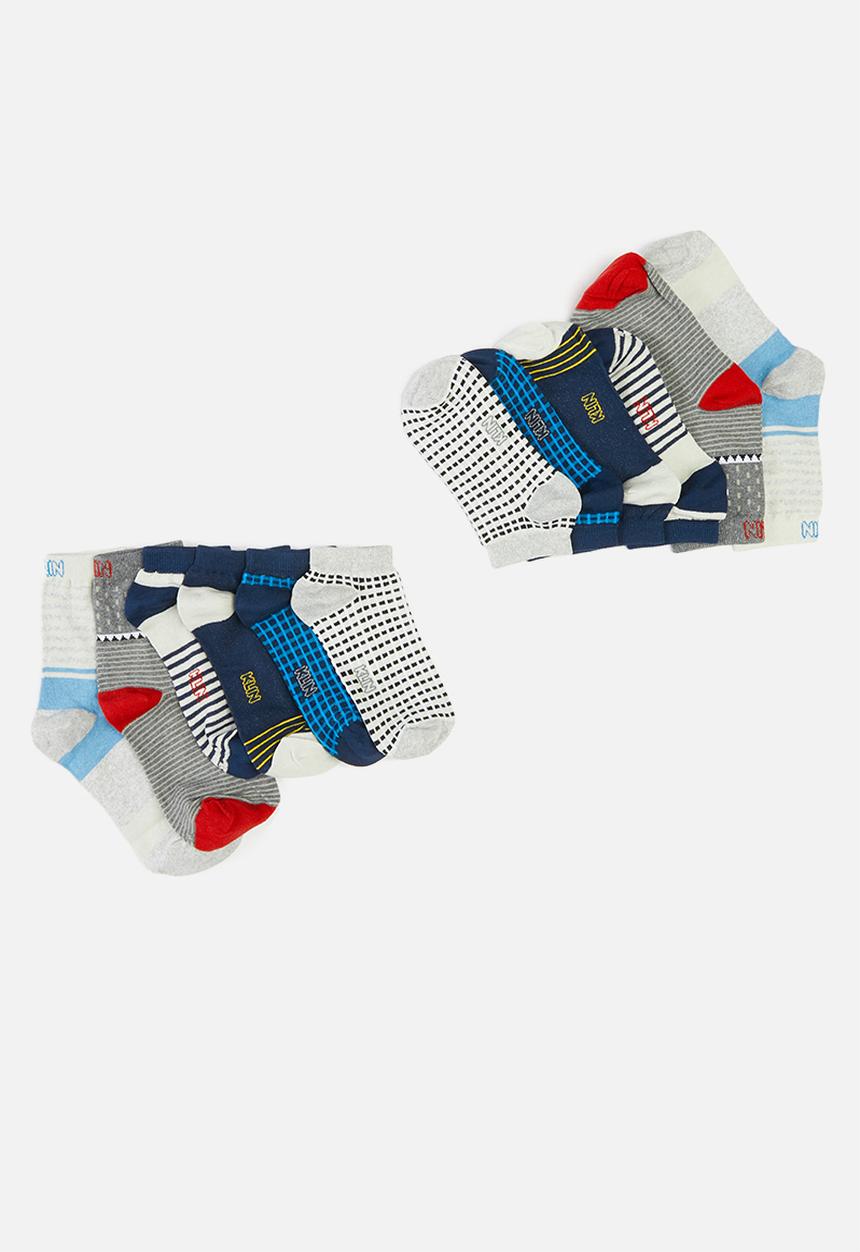 Klin - Boys check & stripe socks - multi
