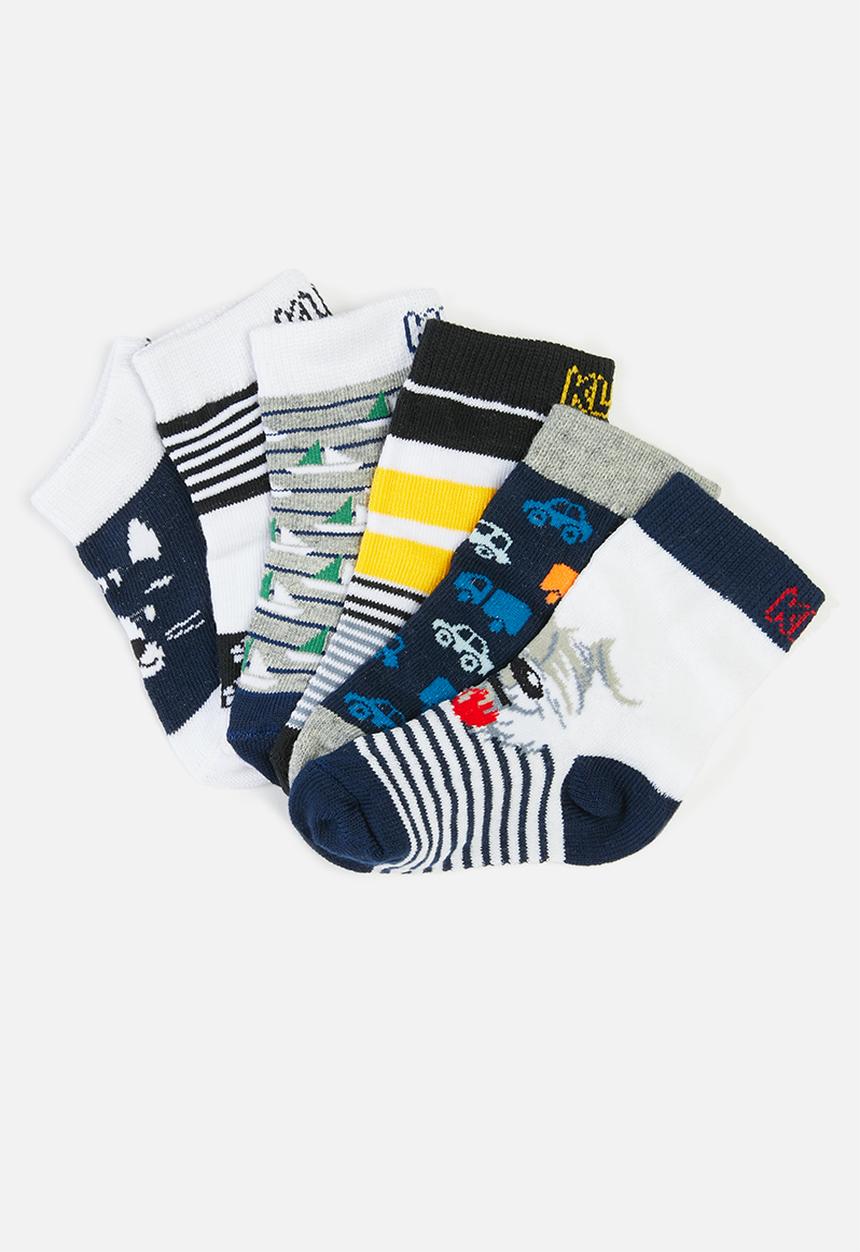 Klin - Baby boys car socks - multi