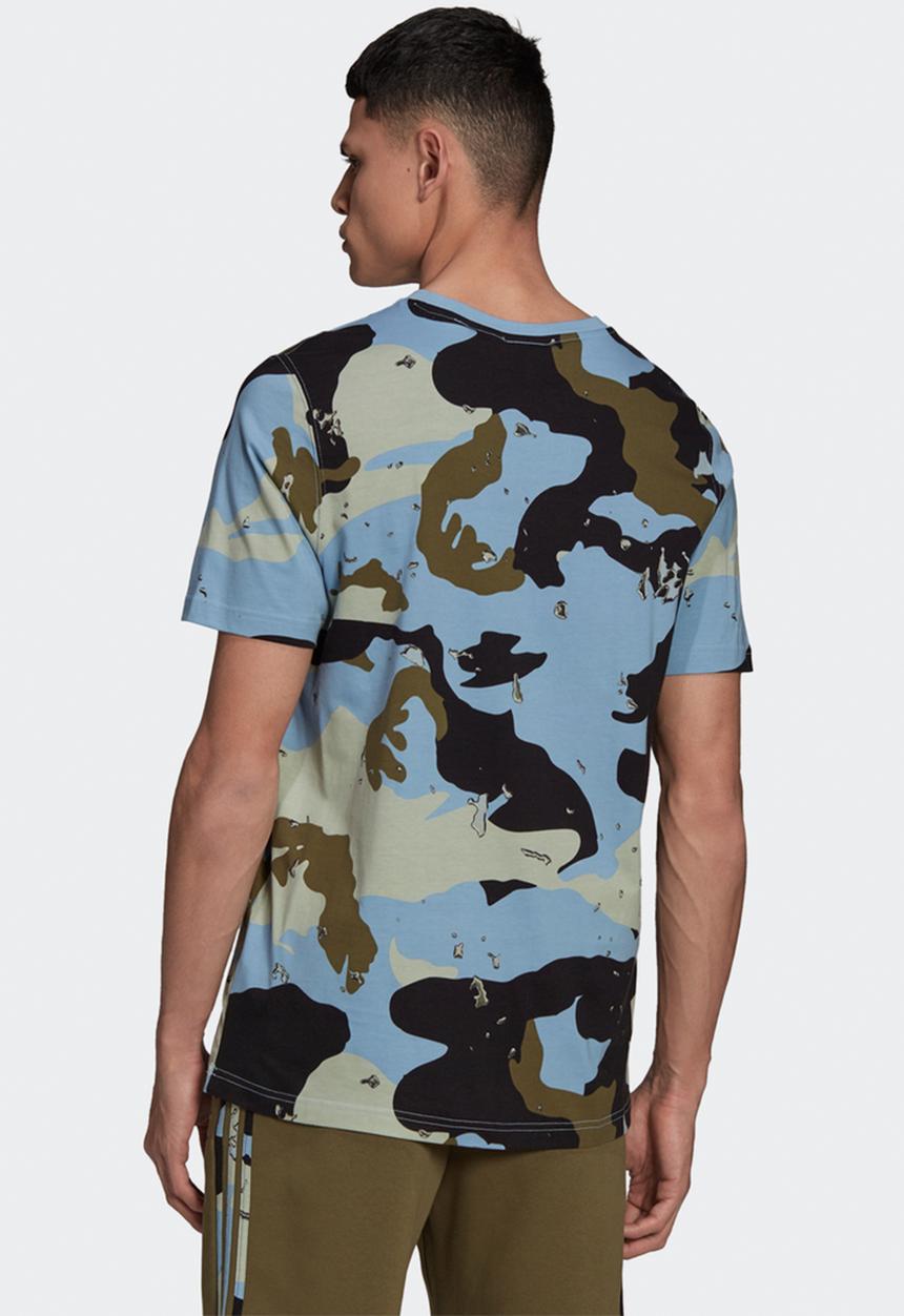 adidas Originals - Camo aop tee - ambient sky