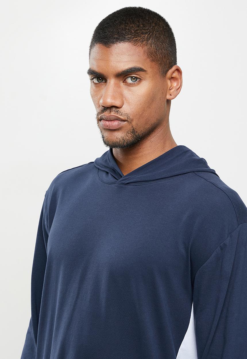 Hurley - Df harvey long sleeve hood - navy