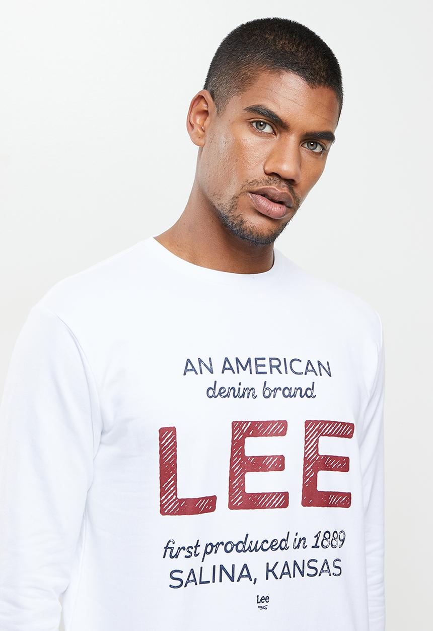 Lee  - An American lee sweater - white fleece