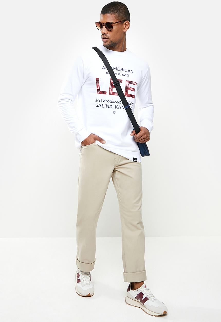 Lee  - An American lee sweater - white fleece