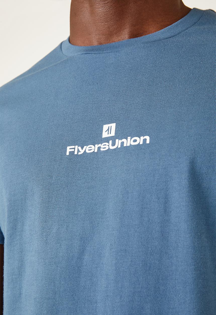 Flyersunion - Mens-regular printed tee - medium airforce