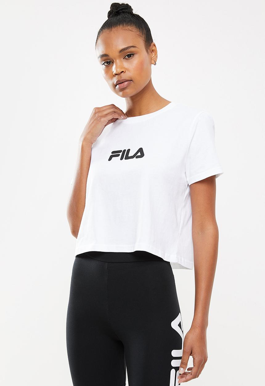 FILA - Mono cloud crop top - white