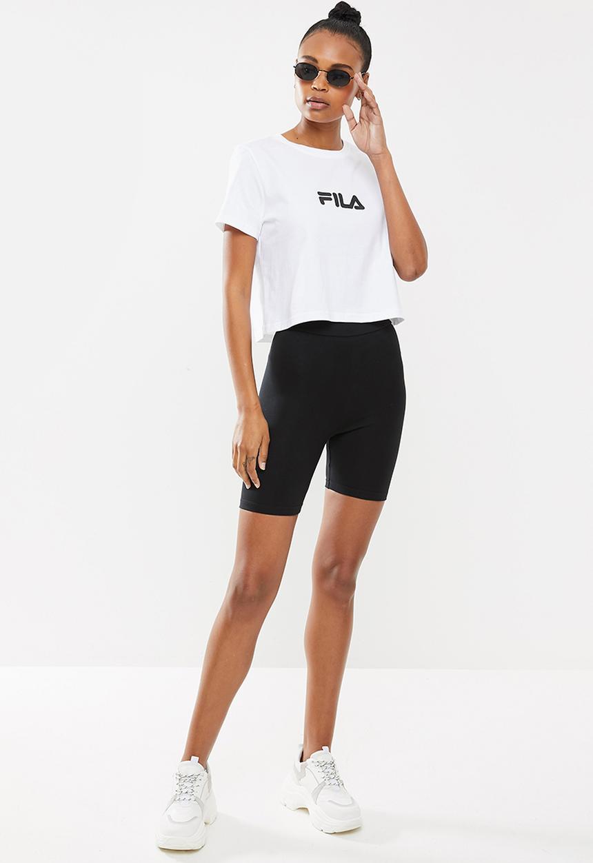 FILA - Mono cloud crop top - white