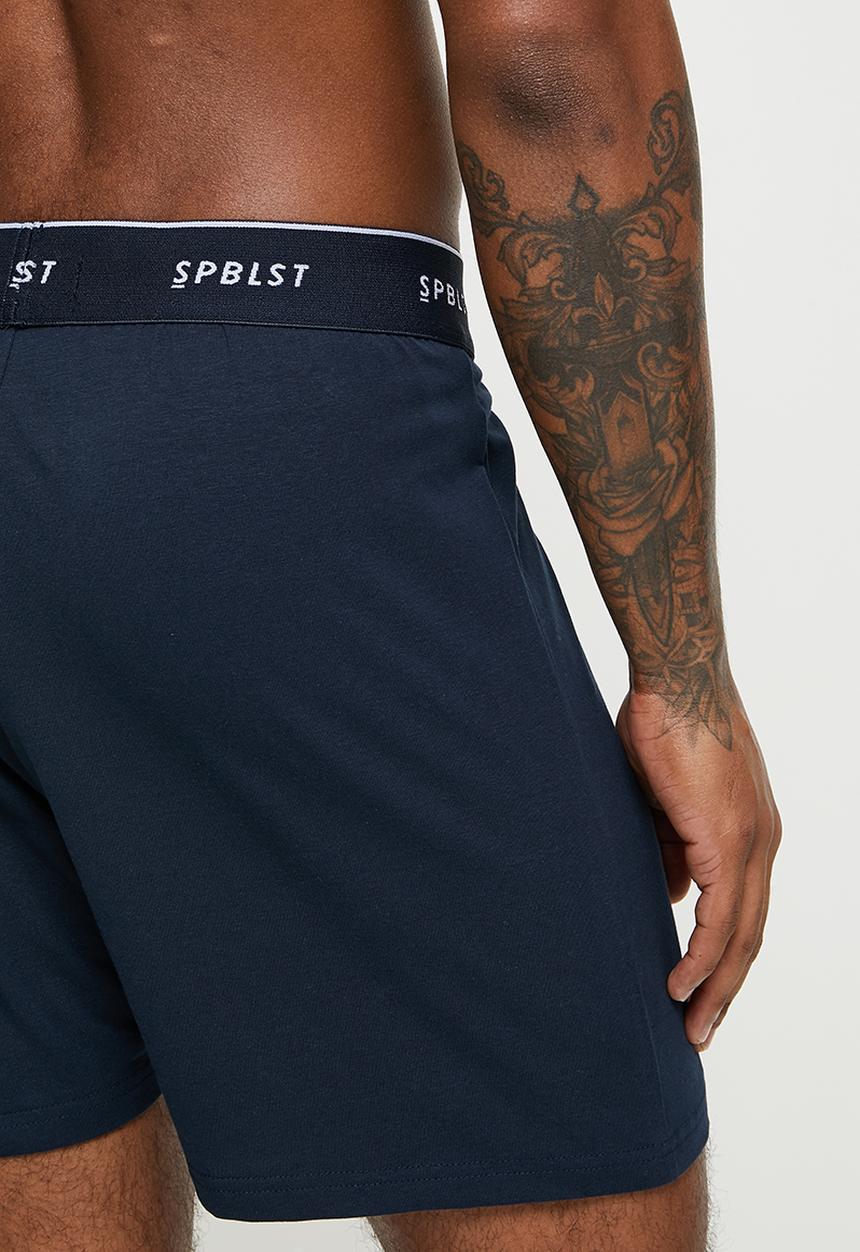 Superbalist - 2 Pack kris knit boxers - navy & dark navy