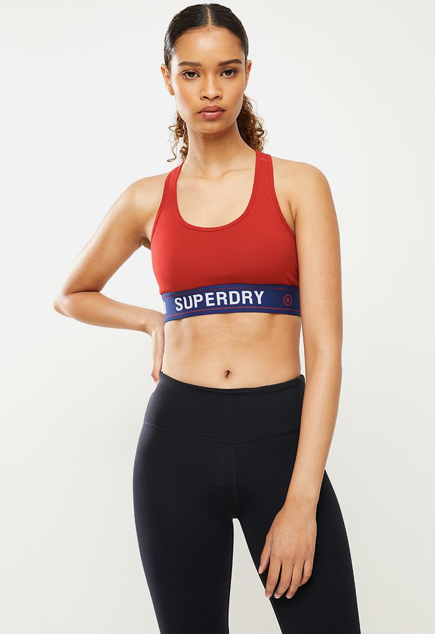 Superdry. - Superdy sports bra - red & blue 