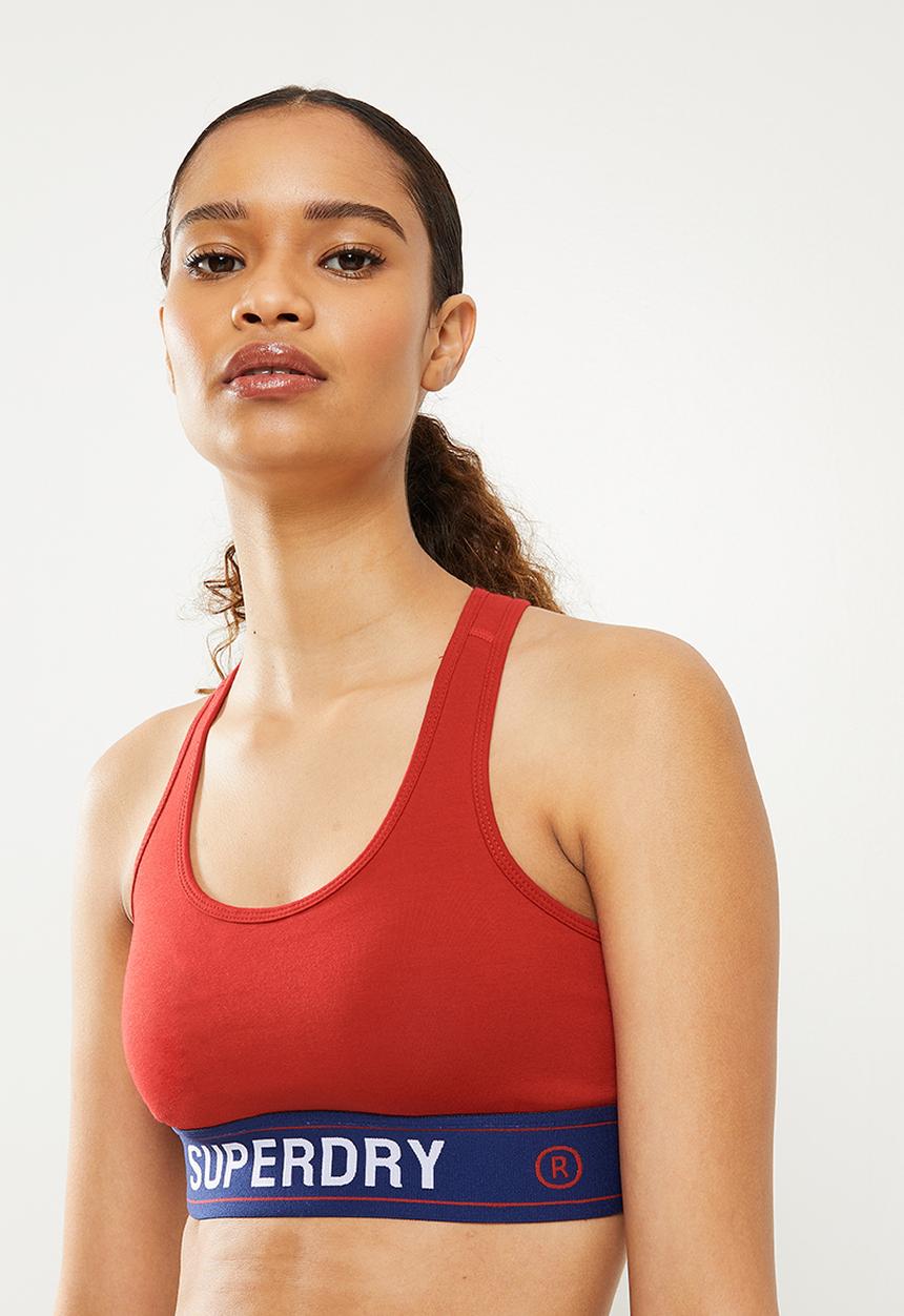 Superdry. - Superdy sports bra - red & blue 