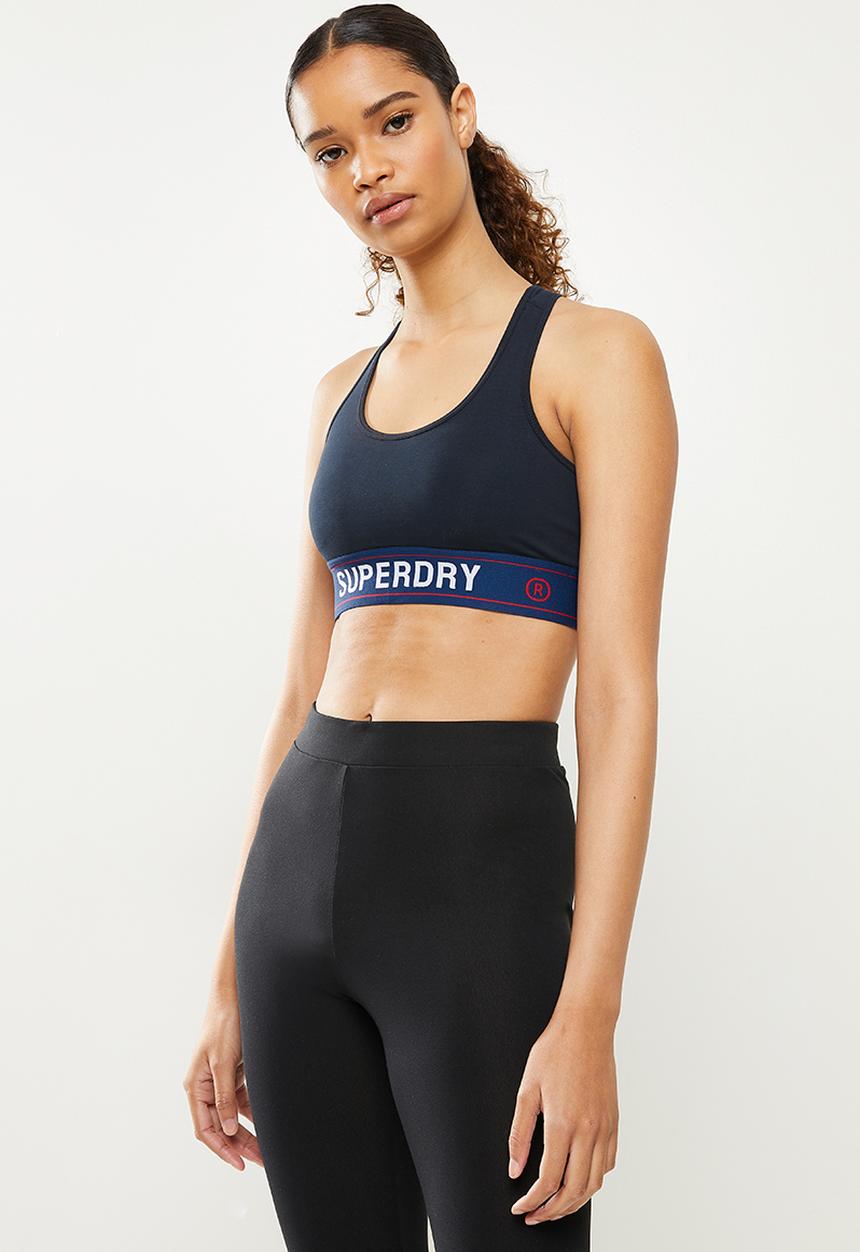 Superdry. - Superdy sports bra - navy 