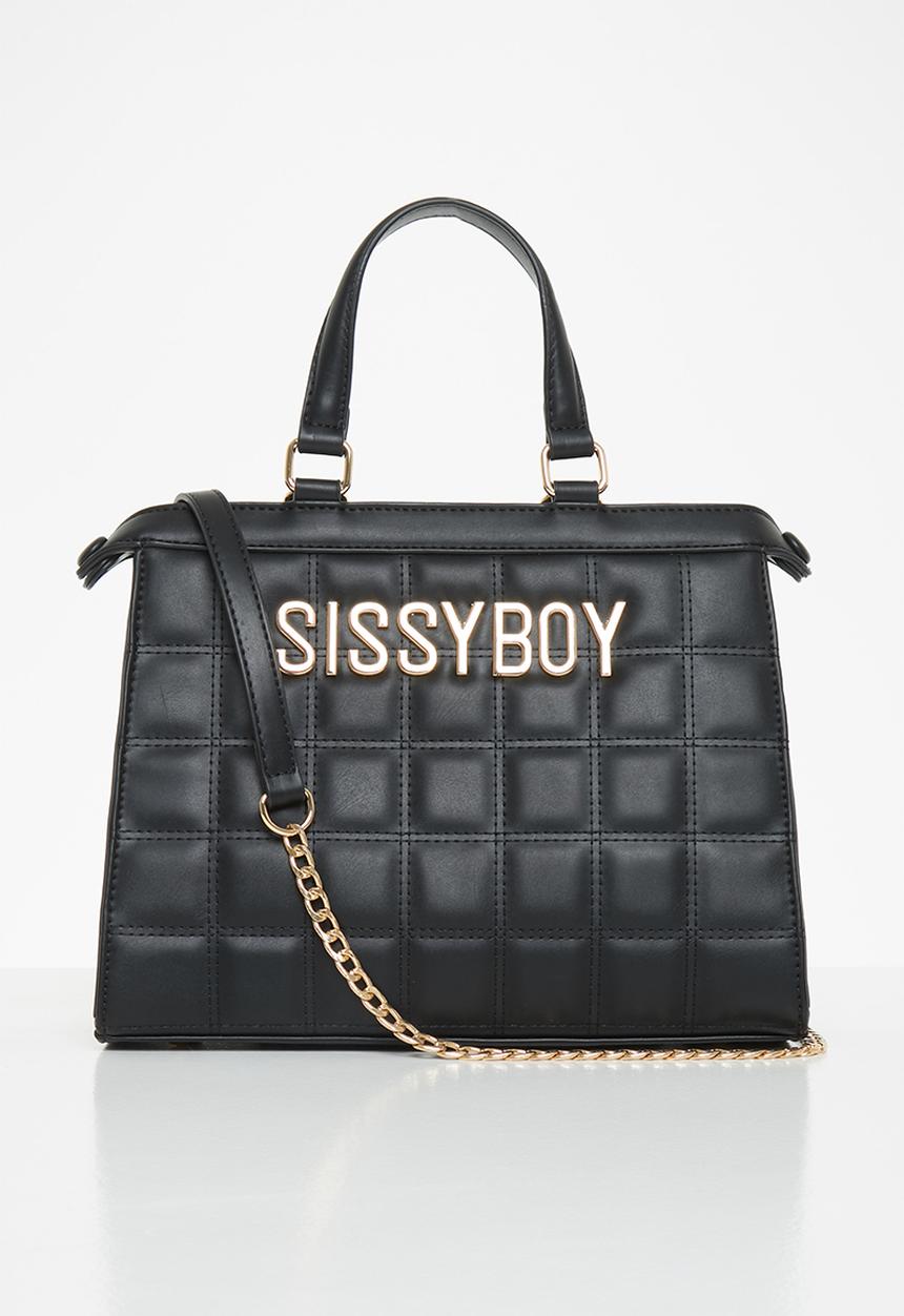 SISSY BOY - Square it off  tote - black