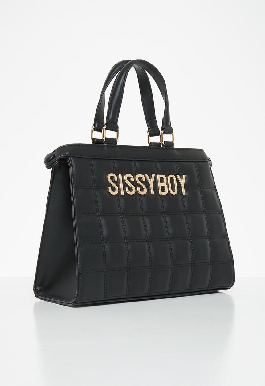 SISSY BOY - Square it off  tote - black