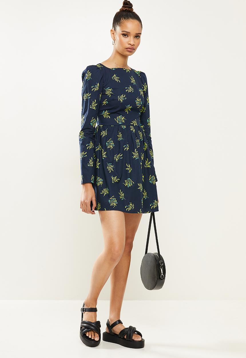 Glamorous - Bouquet dress - navy