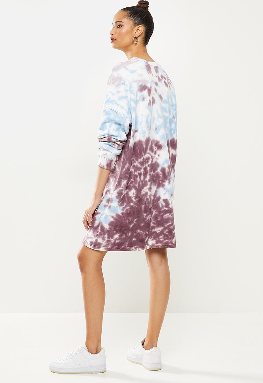 Missguided - Basic sweater dress tie dye missguided - multi 