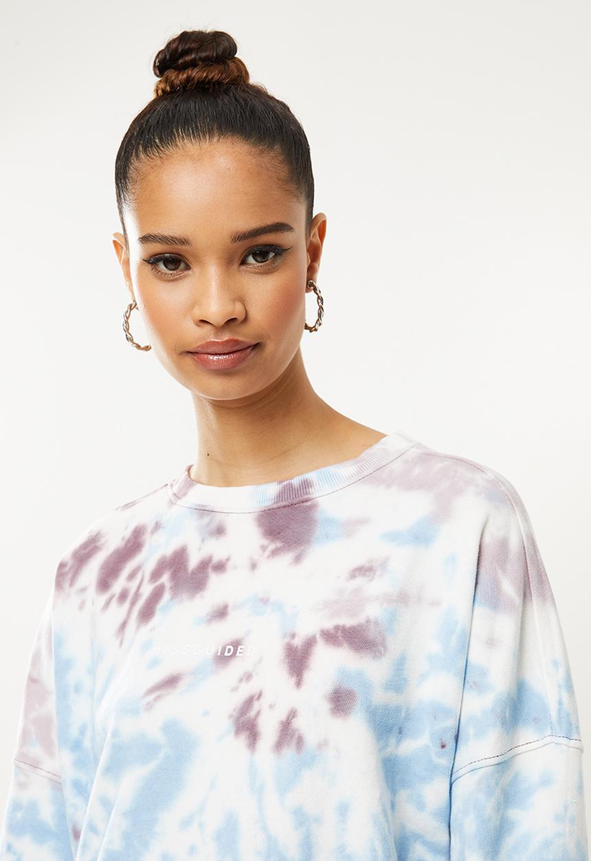 Missguided - Basic sweater dress tie dye missguided - multi 