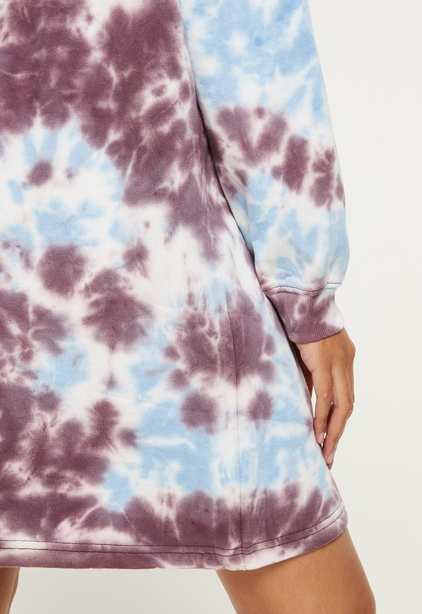Missguided - Basic sweater dress tie dye missguided - multi 