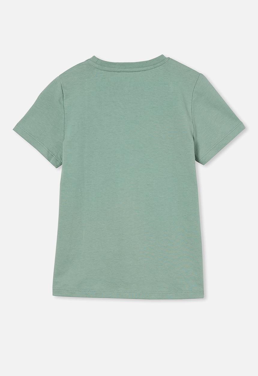 Cotton On - Stevie short sleeve embellished tee - smashed avo