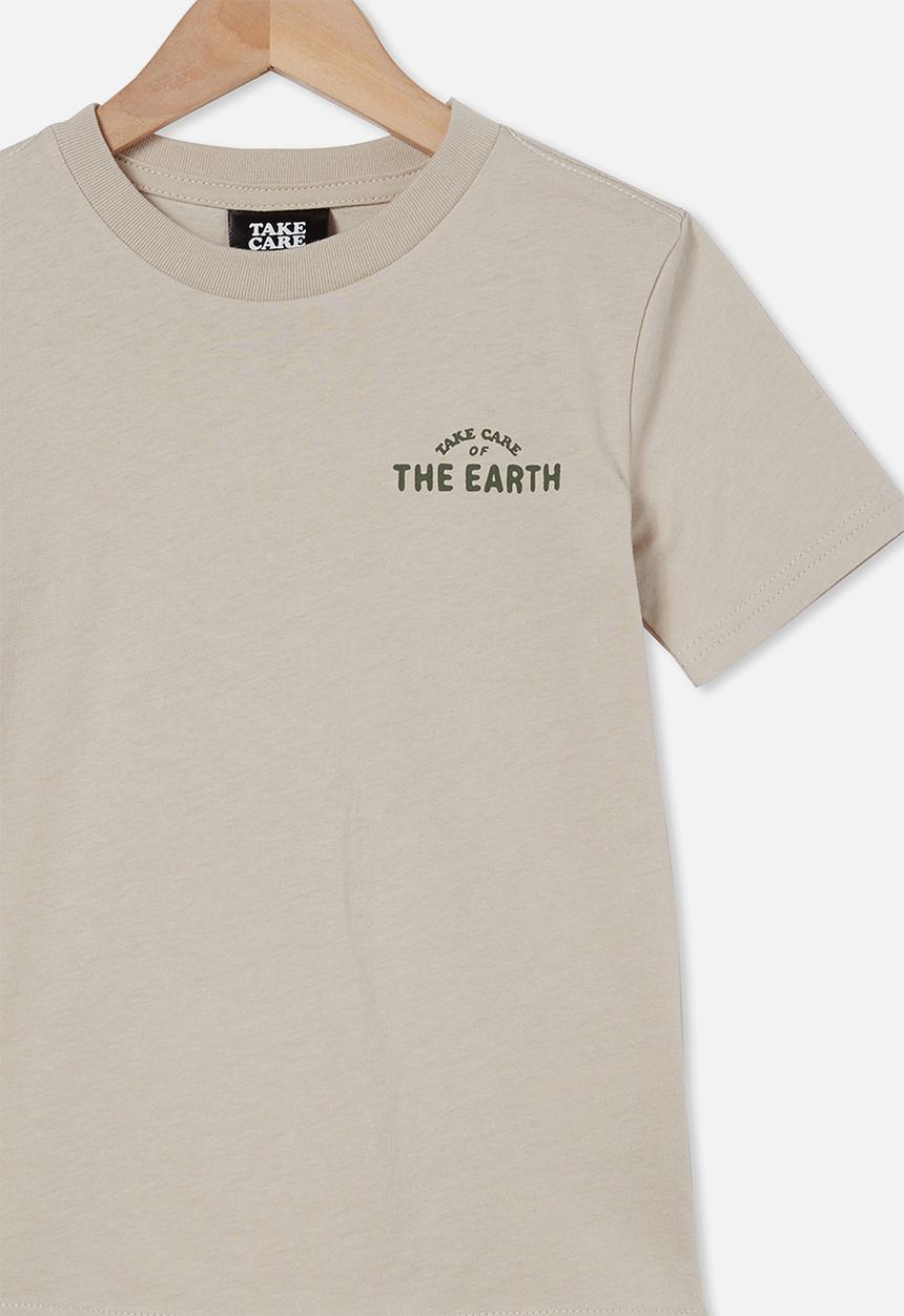 Cotton On - Co-lab short sleeve tee - lcn pea rainy day