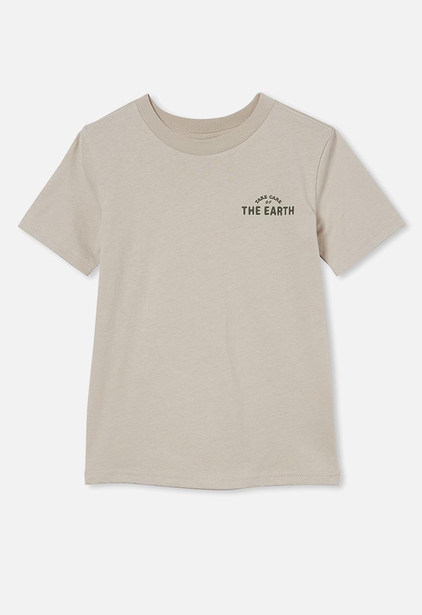 Cotton On - Co-lab short sleeve tee - lcn pea rainy day