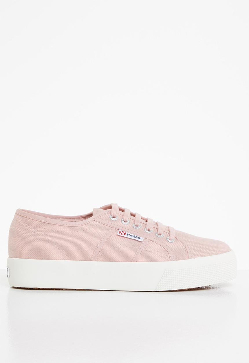 SUPERGA - 2730 cotu  classic mid  platform - ab4 pink smoke f avorio