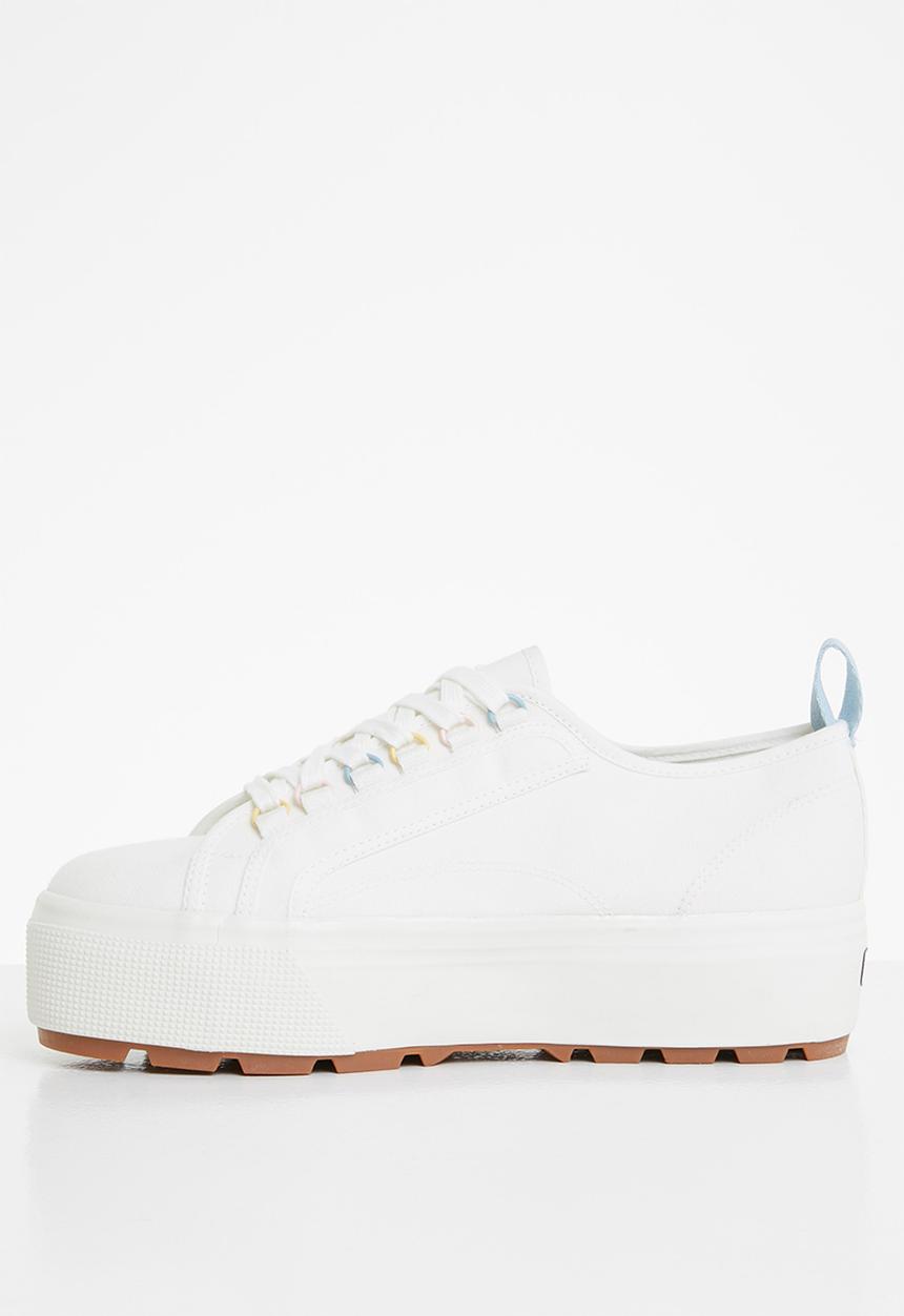 SUPERGA - 2790 tank colourful  platform tank colour  - a3m white avorio multi