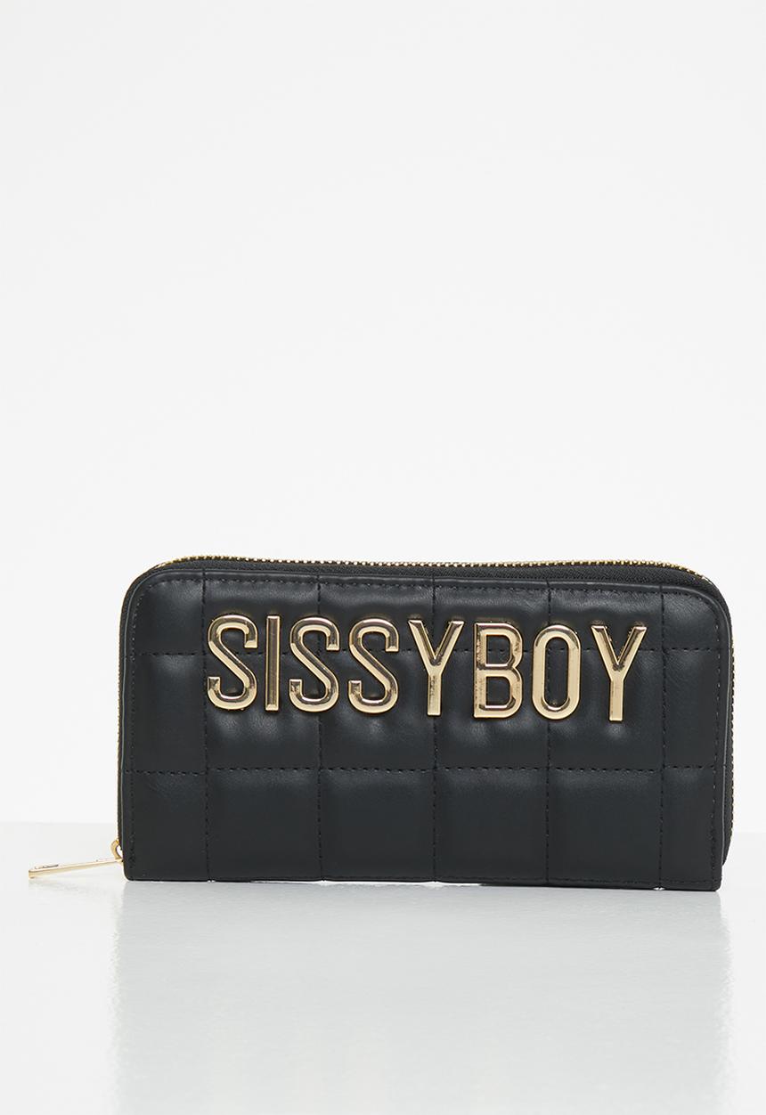 SISSY BOY - Square it off  purse  - black